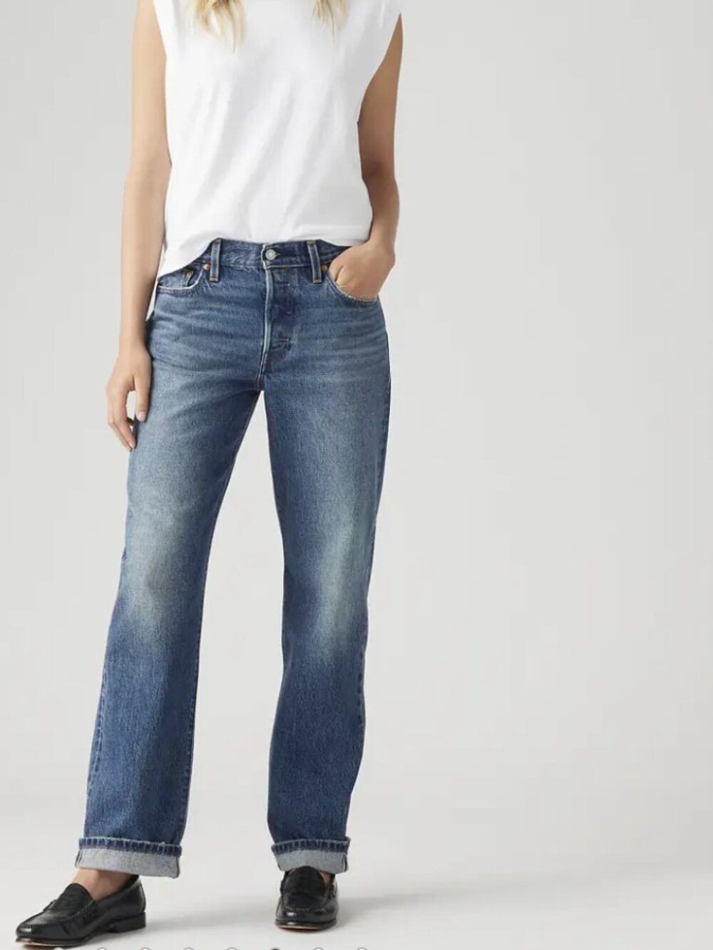 Like New Levi's 501 90's Women's Selvedge Jeans, Sz 27x32